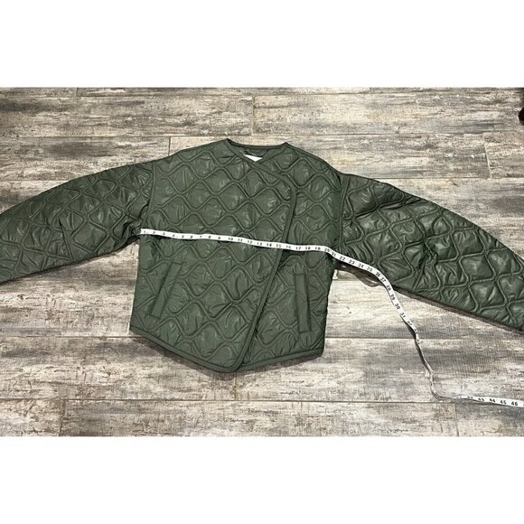 New With Tags $495 A.L.C. Emory Jacket Army Green Medium - Picture 2 of 13